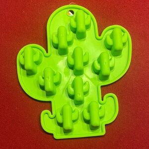 Cactus Silicone Ice Mold Tray - Bright Green